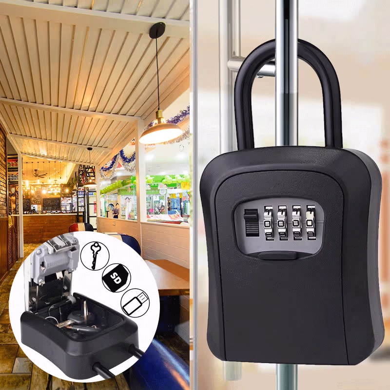🔥HOT SALE🔥Key Lock Box Waterproof Combination Portable